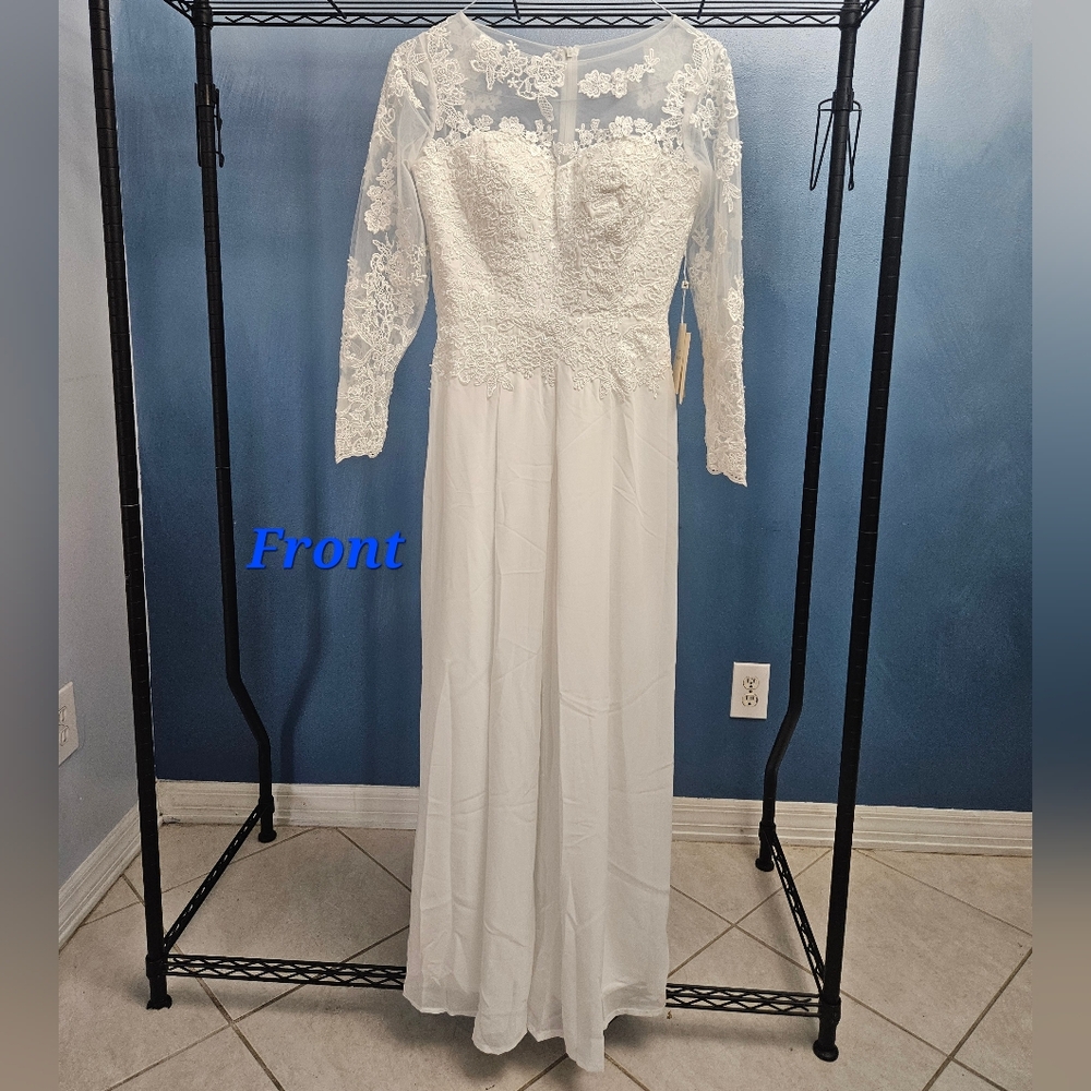 LanTing White Bridal Jumpsuit